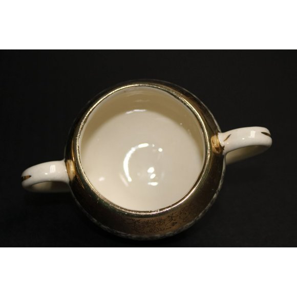 Vintage Sabin Crest O Gold Cream and Sugar Set - USA - 1950’s Approx $25 - Picture 9 of 9